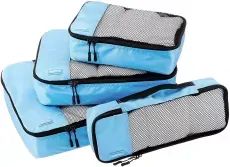 Organiseur de valise AmazonBasics Bleu Ciel