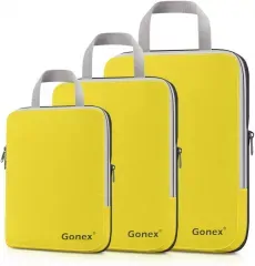 Organiseur de bagage Gonex Extended Packing Cubes Jaune