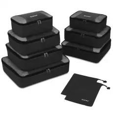 Organiseur de valise Gonex Packing Cubes Noir