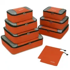 Organisateur de bagage Gonex Packing Cubes Orange