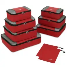 Organiseur de valise Gonex Packing Cubes Rouge