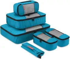 Organiseur de bagage Gonex Packing Cubes Bleu Ciel