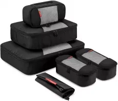 Organiseur de valise Gonex Packing Cubes Noir