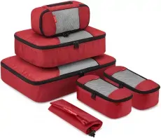 Organisateur de bagage Gonex Packing Cubes Rouge